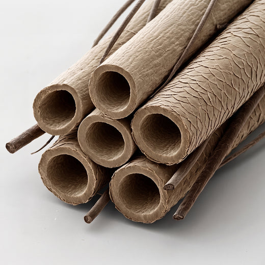 Hollow alpaca fibre core